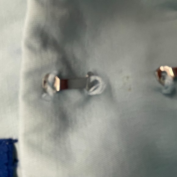 Pendleton Light Blue, Straight Leg Pants with Back Flap Pockets, Size 14 - Picture 7 of 10